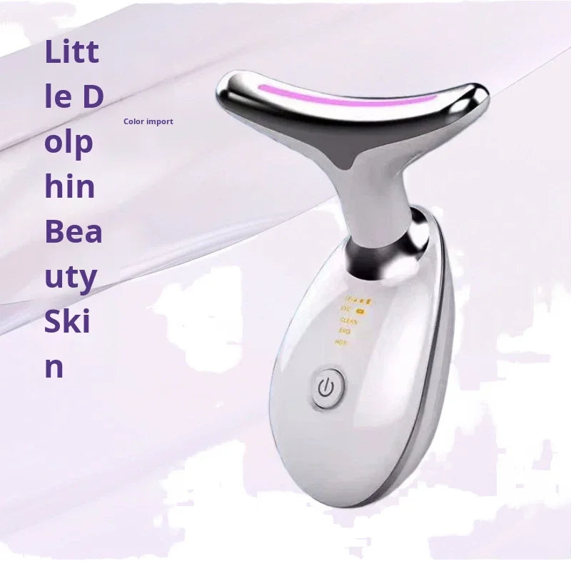 Hand Held Face Neck Care Beauty Device JP Sonic Vibration Lifting Firming Wrinkle Reduction Waterproof ABS Stainless Steel USB